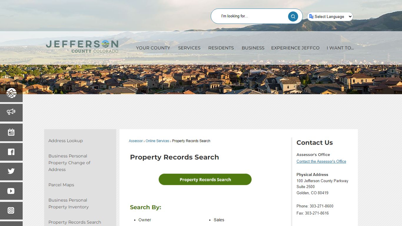 Property Records Search | Jefferson County, CO